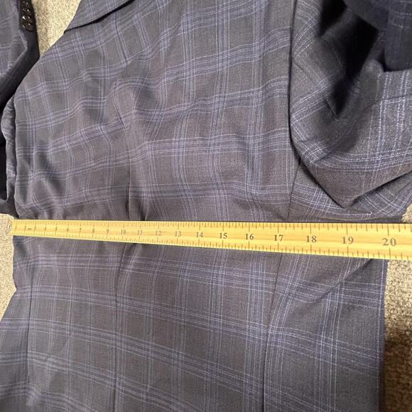 Bartorelli Napoli Blazer Mens 50 Plaid Wool Abito Sartoriale Italy Suit Jacket - Picture 6 of 8